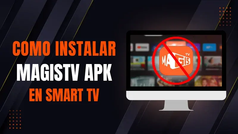 Una Smart TV mostrando la interfaz de MagisTV en una sala de estar