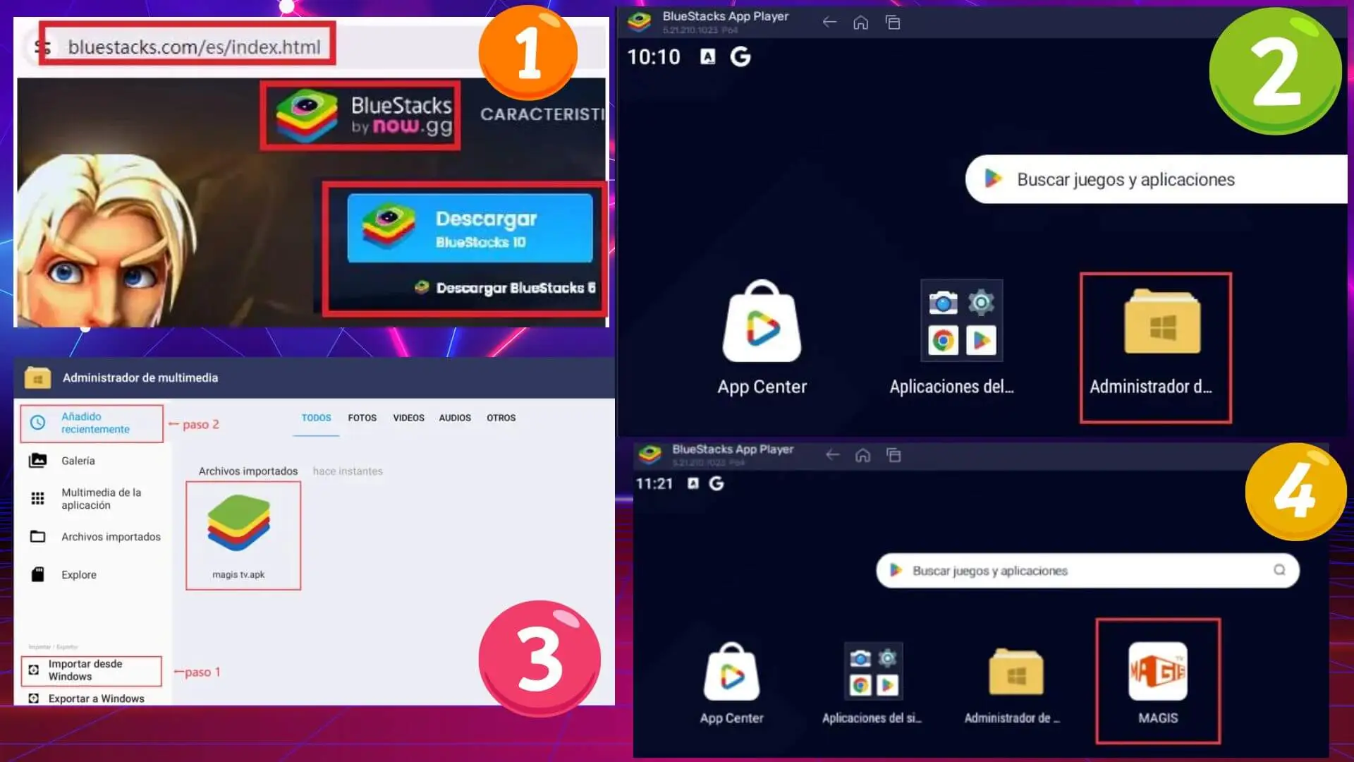Instalar MagisTV APK en PC